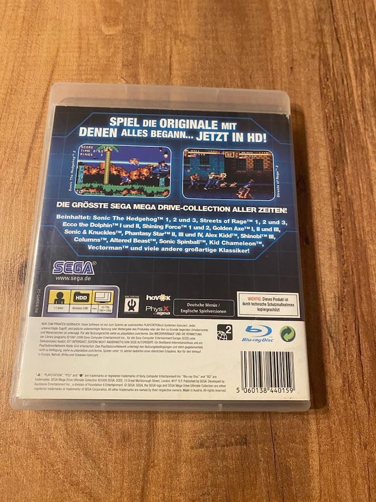 SEGA Mega Drive Ultimate Collection Ps3 40 oyun - 3