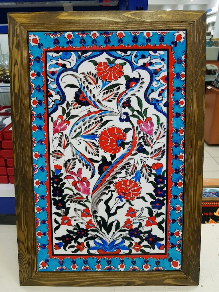 25x40 Seramik Ahsap Cerceveli Tablo - 11