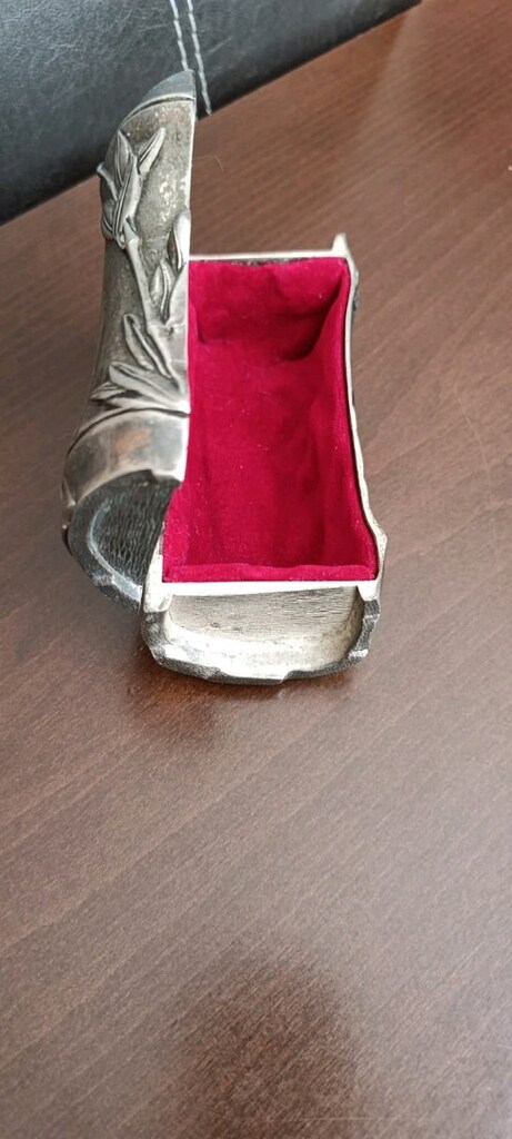 Vera Lugino İtalyan Damgalı Gümüş Kaplama Kutu - 6