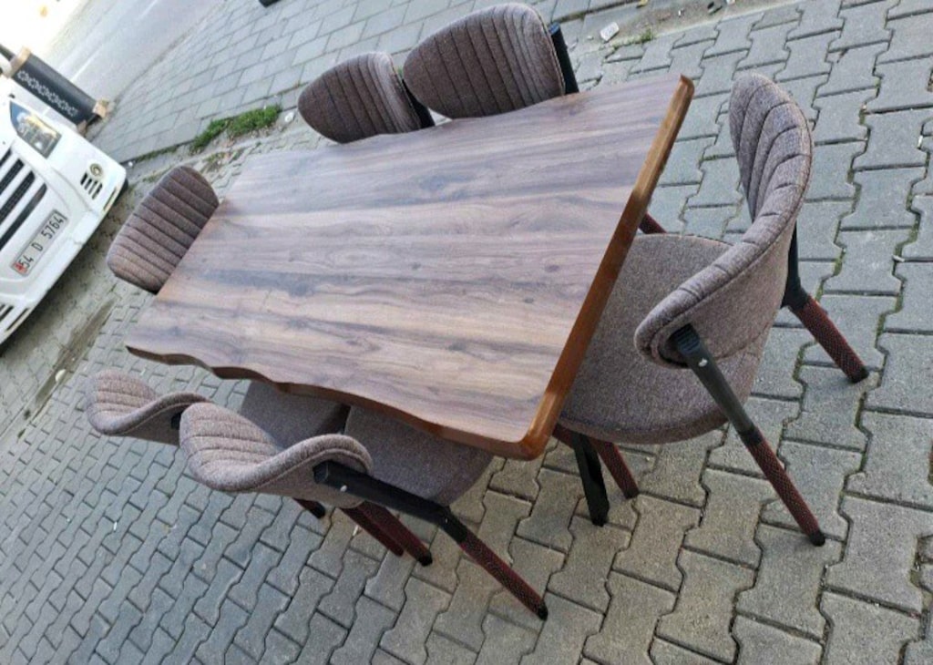 ELMA MODEL SANDALYE VE MDF MASA - 2