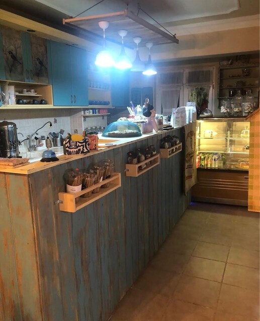 Masif Vintage özel tasarım Kafe/Bar Tezgahı (Aydınlatma ve Kapı Dahil