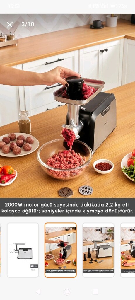 Karaca kıyma makinası - 5