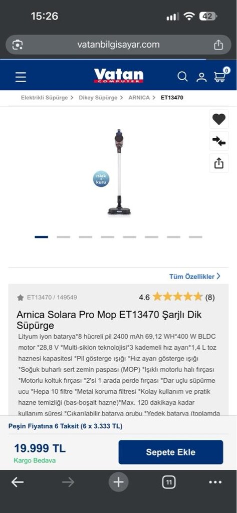 memurdan satılık süpürge arnica sıfıra yakın - 4