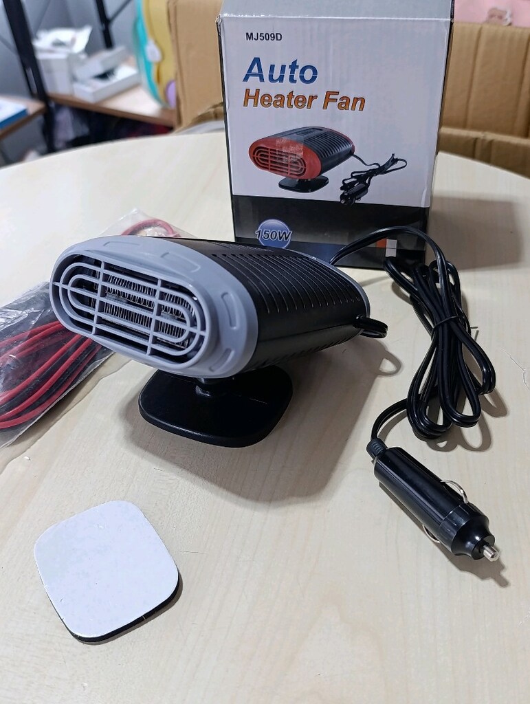 150W Araç İçi Isıtıcı ve Buğu Çözücü Fan - 3