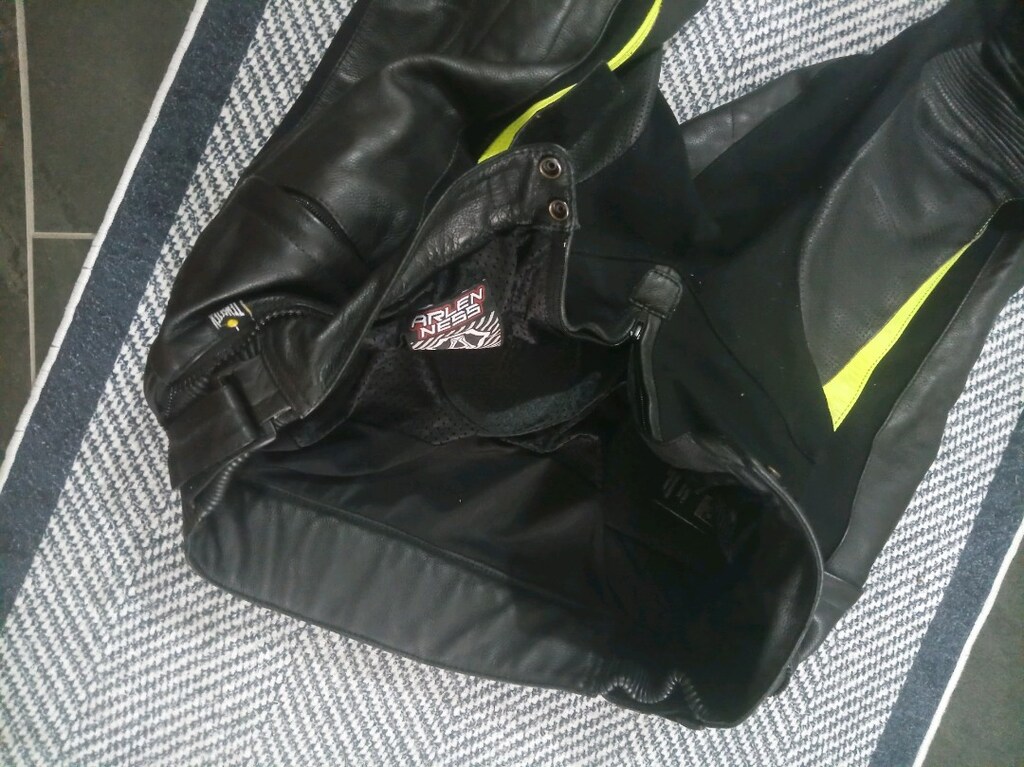 Arlen Ness Korumalı Deri Motosiklet Pantolonu - 3