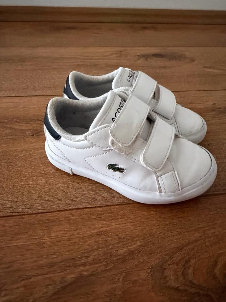 lacoste çocuk ayakkabısı beyaz