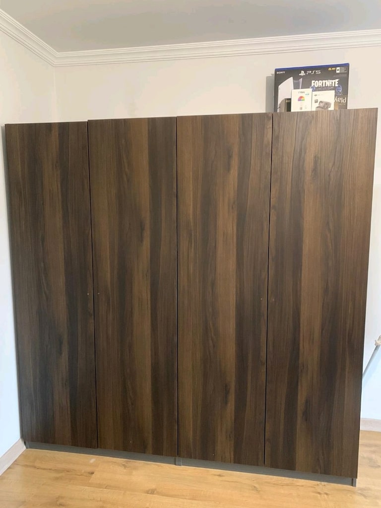Çok Az Kullanılmış IKEA PAX STORKLINTA 4 Kapaklı Gardırop (200x60x201) - 2
