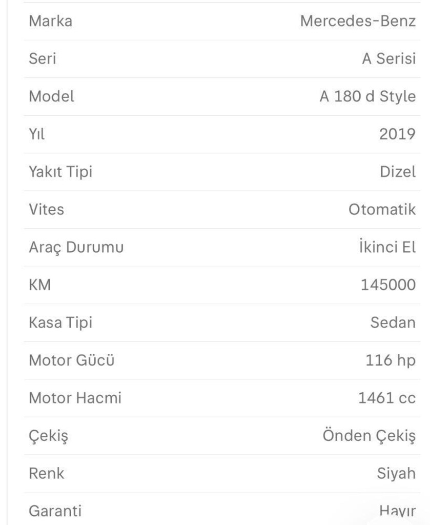 Mercedes A180 Çok Temiz. Yer: Tuzla/İstanbul - 13