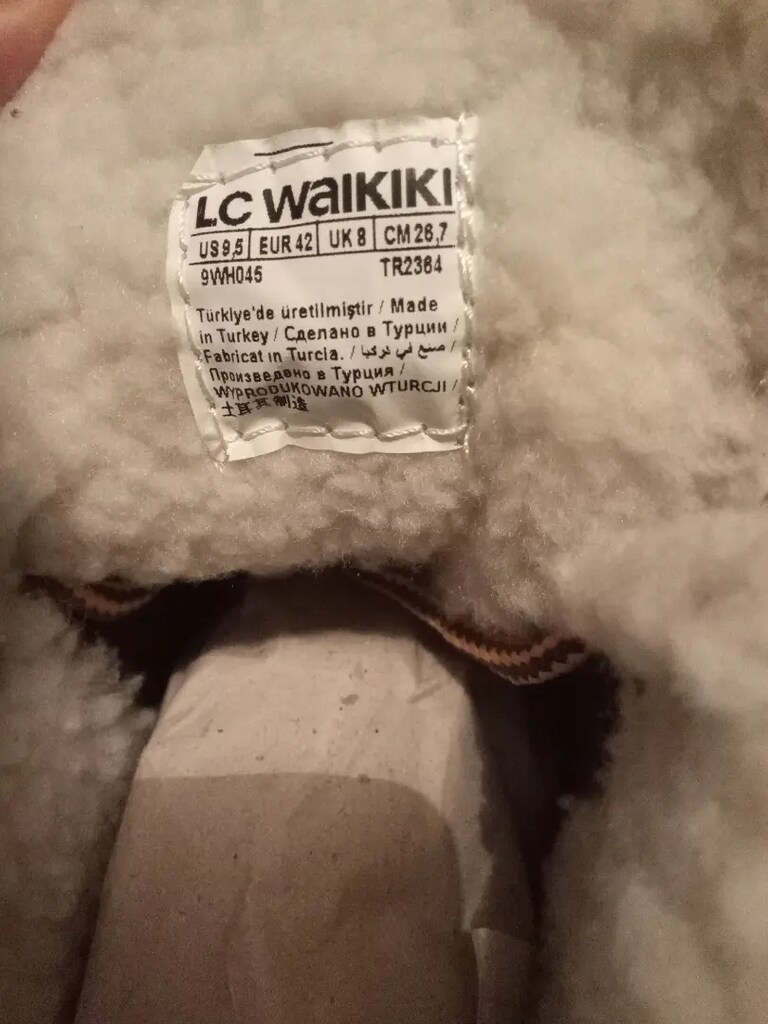 LCW Ayakkabı Bot 42 no kahverengi yünlü Orjinal - 5