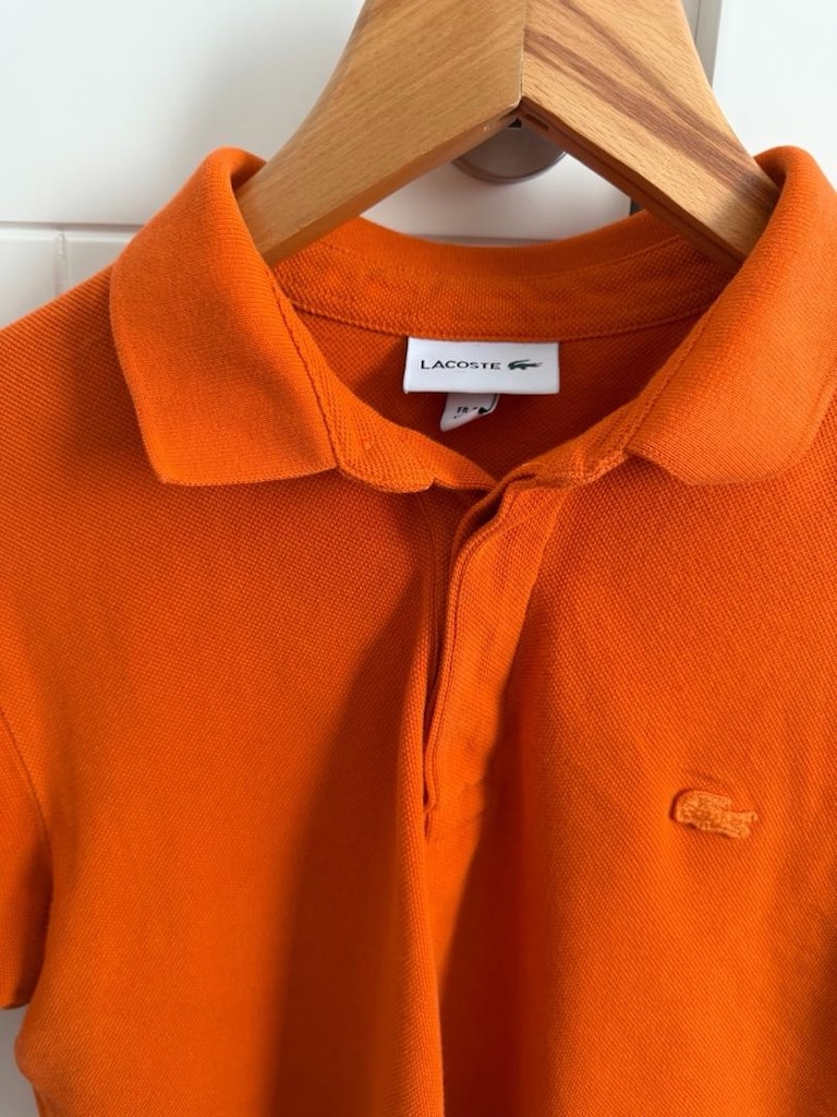 Lacoste Turuncu Polo Yaka T-Shirt - 3