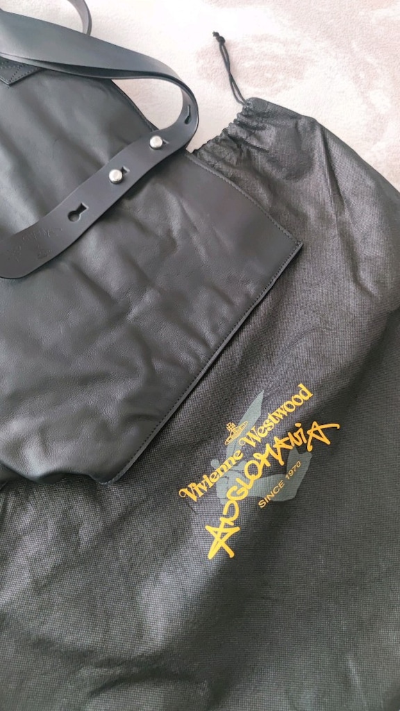 Vivienne Westwood Siyah Deri Kol Çantası - 2