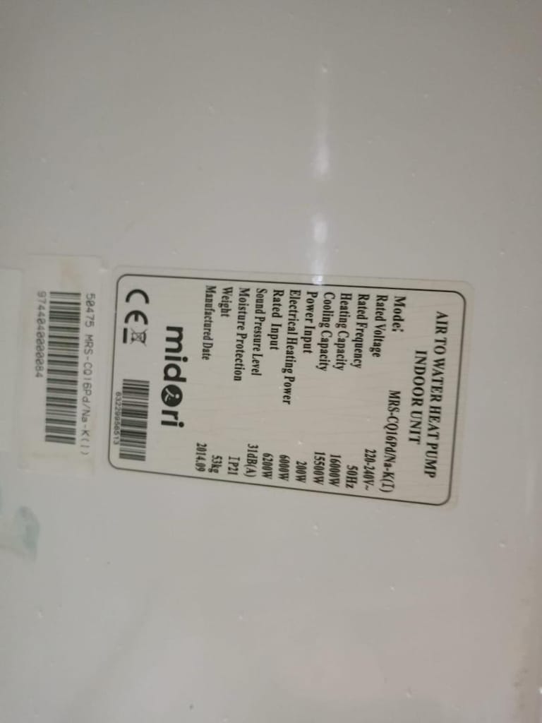 MİDORİ 16 kw Isı pompası tüm bakımları yapıldı (gree) - 5