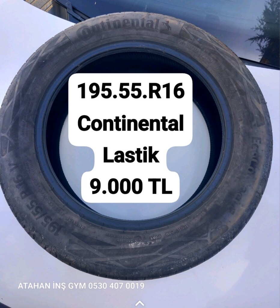 3 Adet 195.55.R16 Lastik - 3