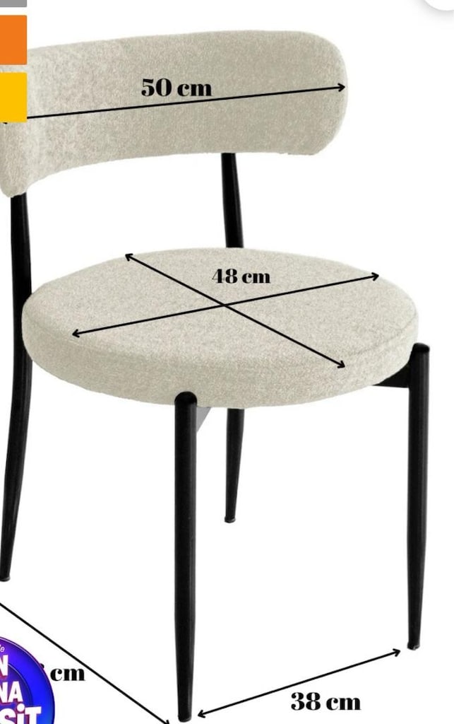 4 adet mutfak/balkon sandalyesi - 3