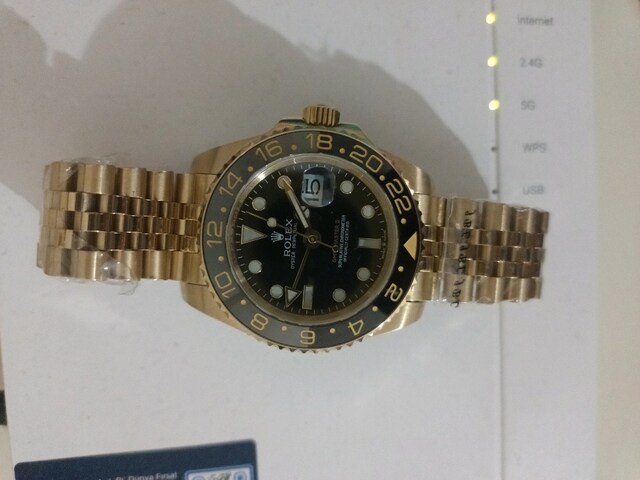 A+ Kalite Özel Seri Rolex GMT Master II - Gold / Otomatik Mekanizma (J