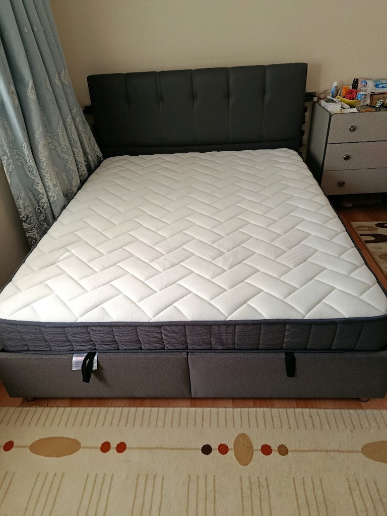 çift kişilik yatak ve baza - 3