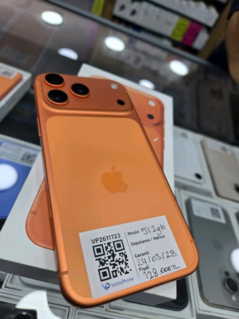iphome 17 promax 512gb pil 100 24.03.28 hatasız takasa açık - 2