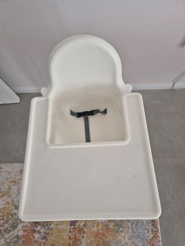 ikeaAntilop Beyaz Tepsili Kemerli Mama Sandalyesi 0 - 4 Yaş İçin Porta - 2