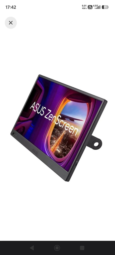 ASUS ZENSCREEN MB169CK 15.6" 5 MS 60 HZ FHD IPS MONİTOR - 7