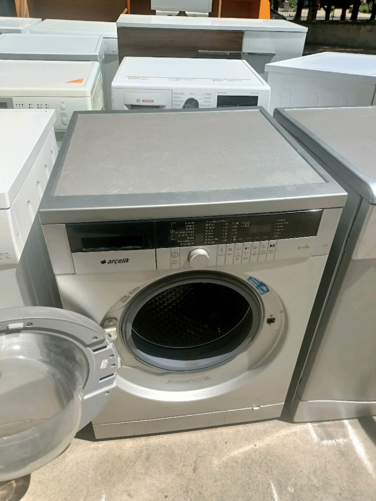 Arçelik 8 kg gri renk Tertemiz Sorunsuz Çamaşır Makinesi - 4