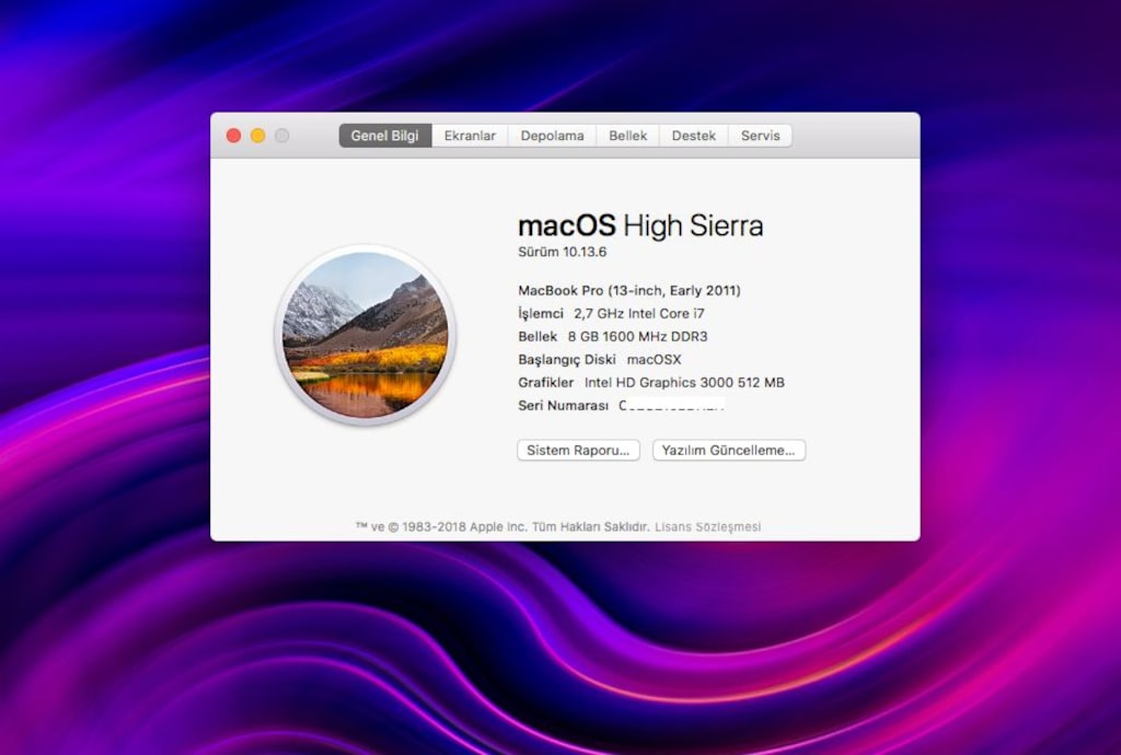 MACBOOK PRO INTEL I7 8GB RAM 500GB SSD - TAKAS SEÇENEĞİ - 12