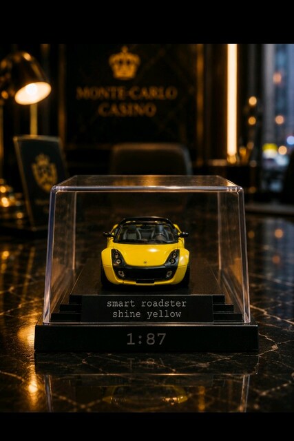 Smart Roadster Shine Yellow 1:87 Diecast Model