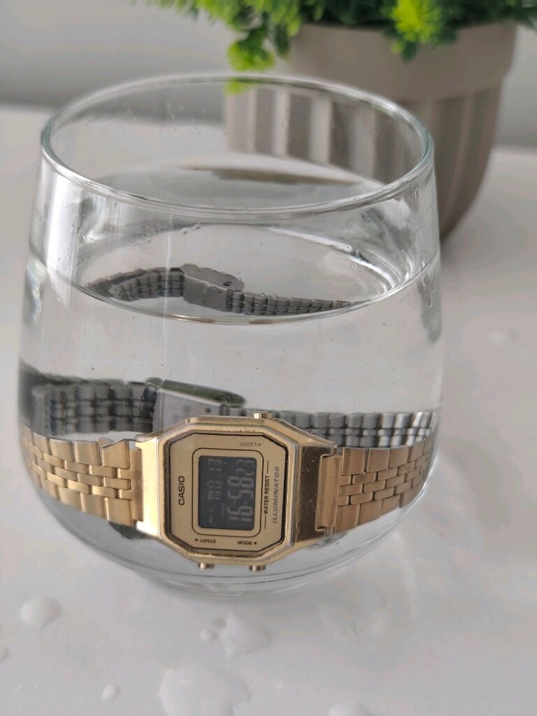 Orjinal Casio Mini Çelik Dijital Kadın Saat - 13