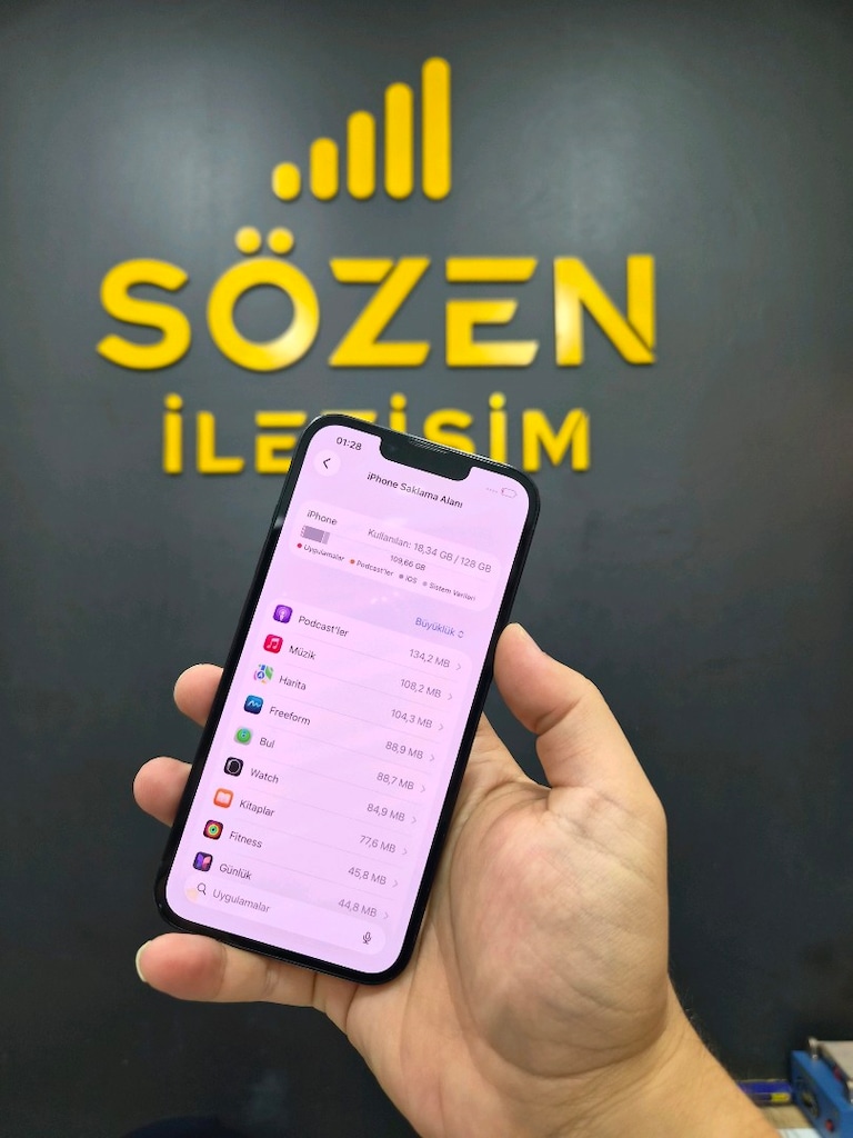 SÖZEN İLETİŞİM İPHONE 13 128GB PİL 84 KUTU FATURALI YURTİÇİ - 5