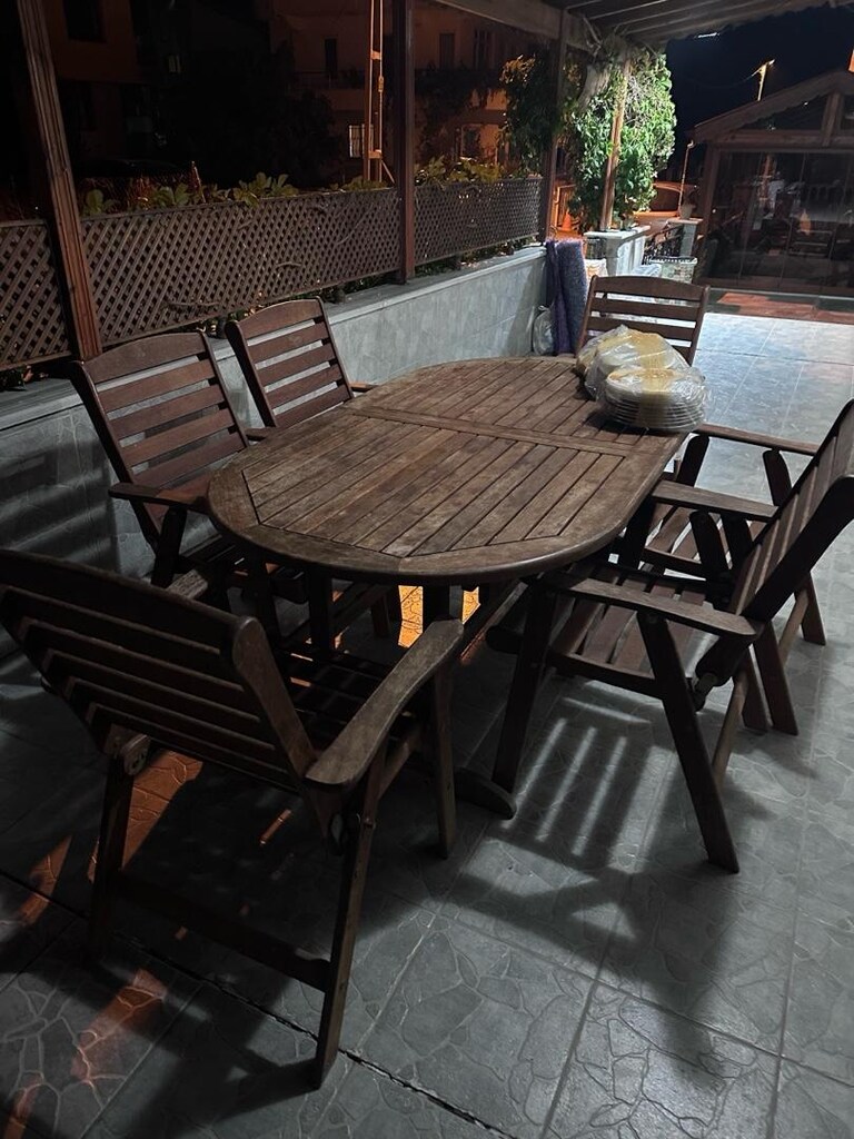 rattan yemek masası - 3