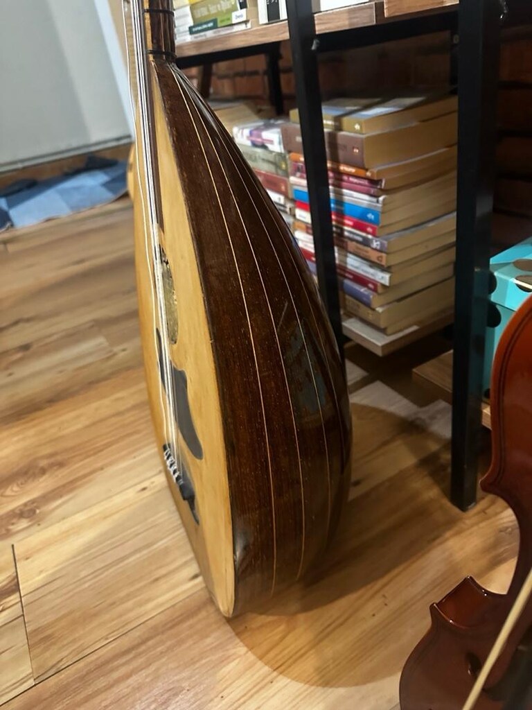 abanoz burgu , full gül ağacı lavta - 14