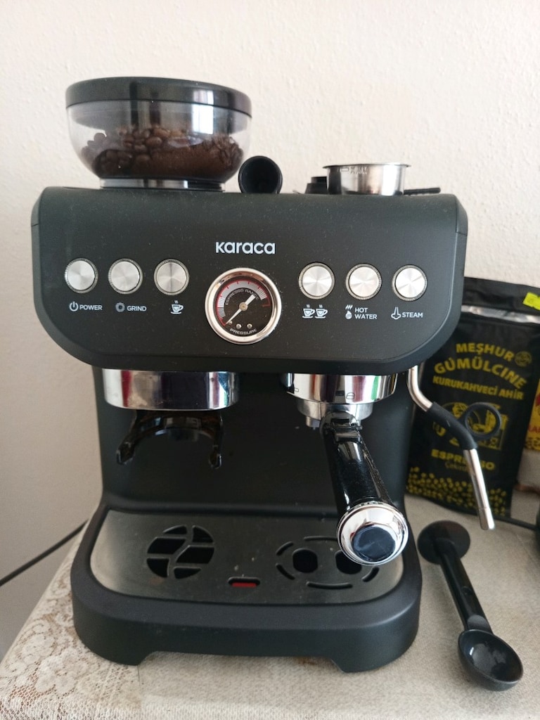 KARACA MARKA ESPRESSO KAHVE MAKİNESİ ÖĞÜTÜCÜLÜ - 2