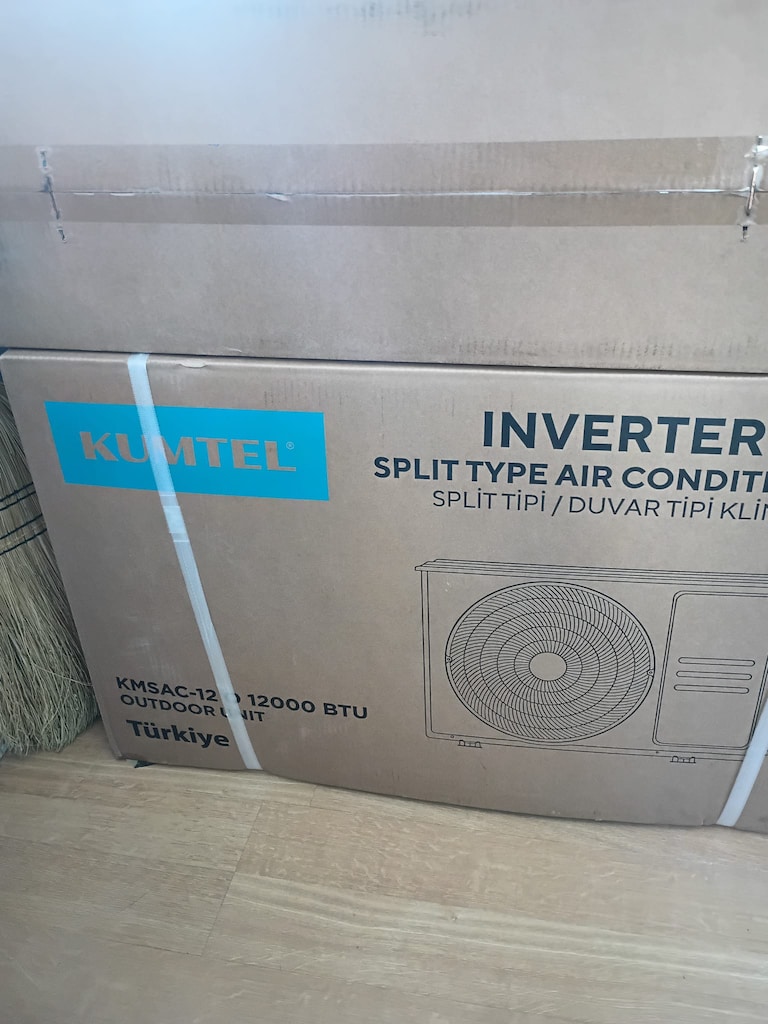 hiç kullamılmamış kumtel 12lik (12000 btu) klima - 3