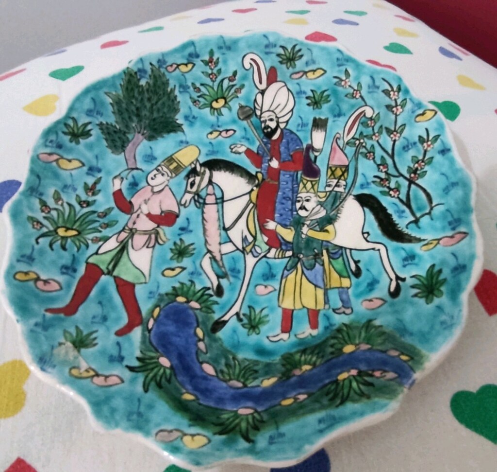 El yapımı Motifli Çini Hediyelik Tabaklar - 2