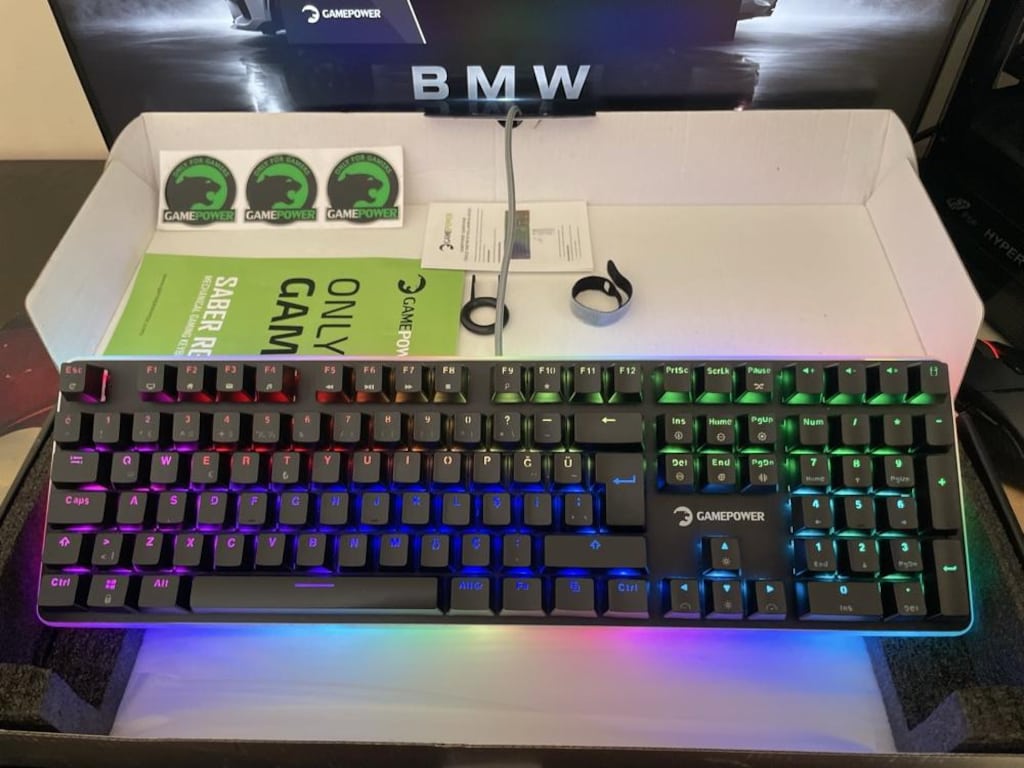 Gamepower Saber Mekanik Klavye - Kutulu / Full Aksesuarlı / Sorunsuz - 3