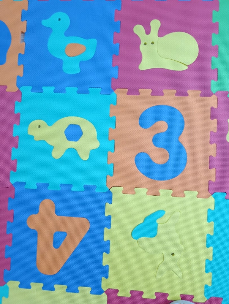 66 parça E BEBEK puzzle oyun matı - 3