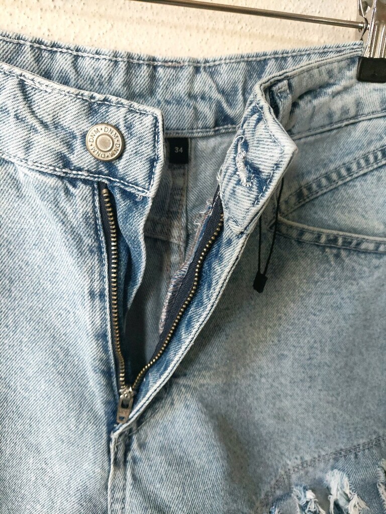 Trendyol Milla Püsküllü yüksek bel Jean mini şort - 6
