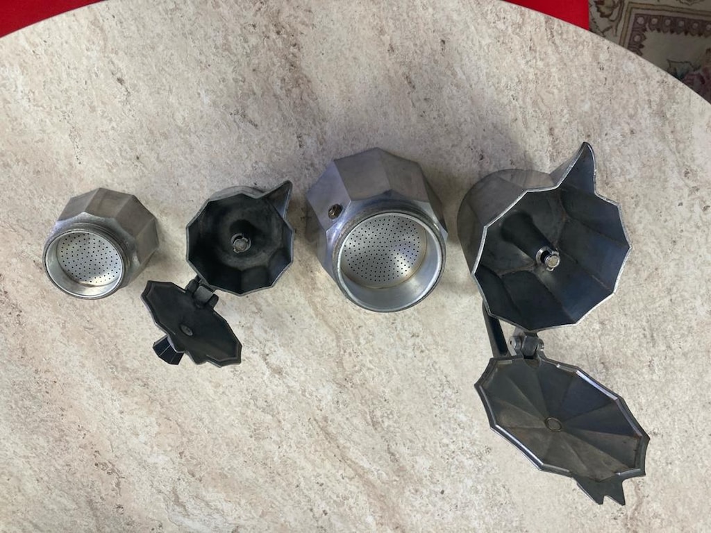 moka pot (İtalyan kahve cezvesi) İkisi birden - 4