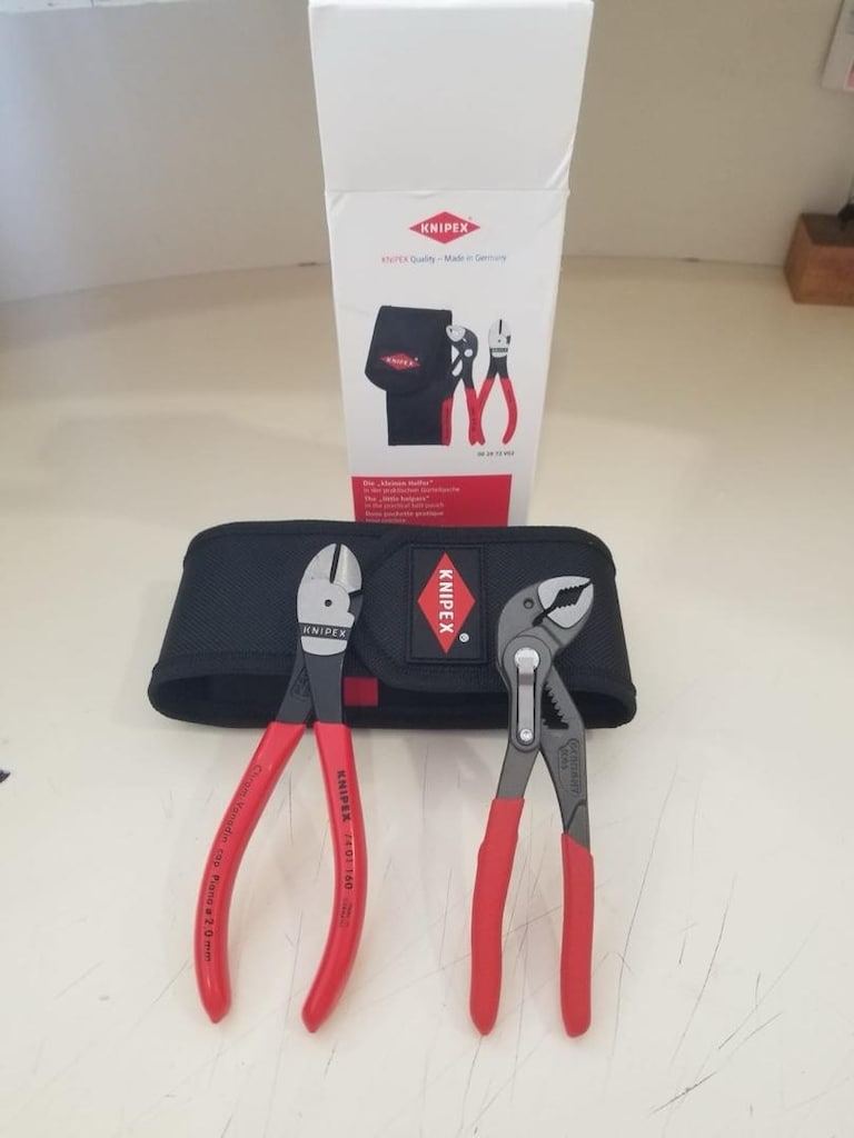 Orjinal Knipex 00 20 72 V02 Atölye Pliers Seti 2 parça sıfır kutulu - 4