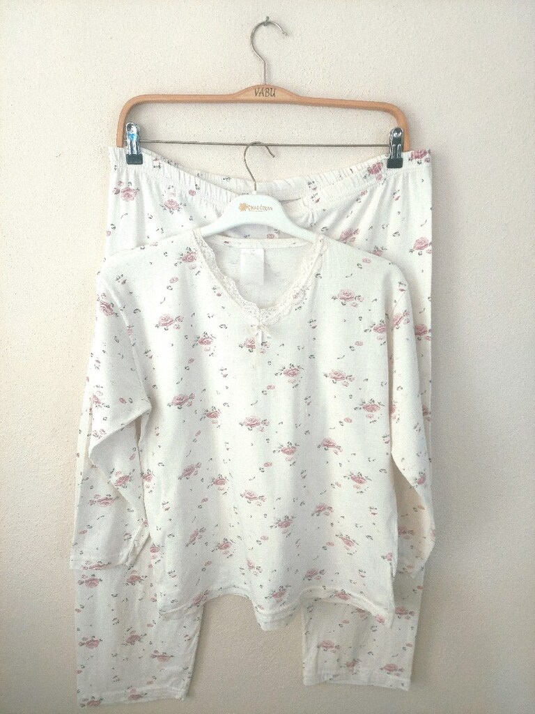 STAR CITY bayan gül desen pijama takımı - 2