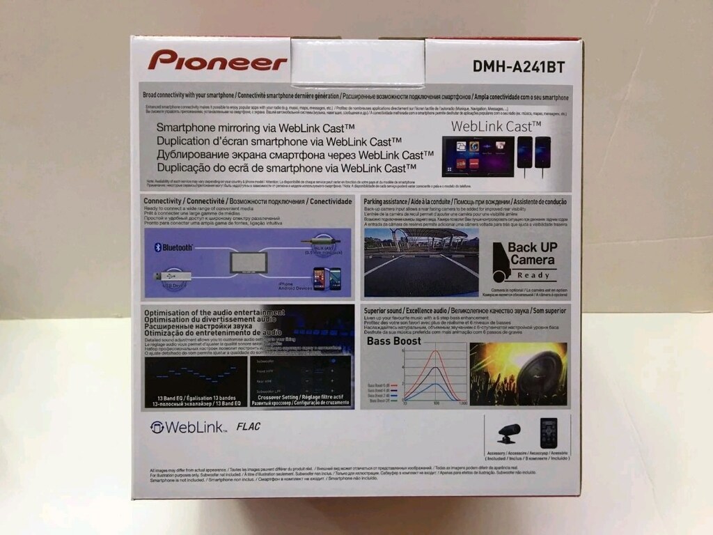 ÖYKÜ SOUND ŞOOK FİYAT PİONEER DMH-A241BT DABIL TEYP 3ANFİ ÇIKIŞLI - 4