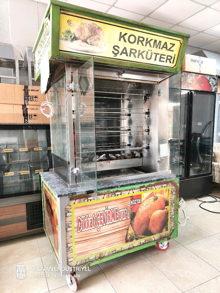 tavuk çevirme makinesi piliç kızartma makinesi grill makinası - 10