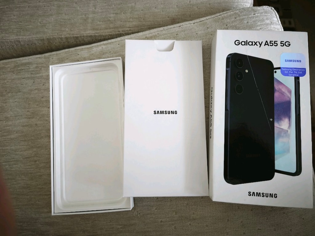 samsung A55 5g boş kutu 8/128 - 4