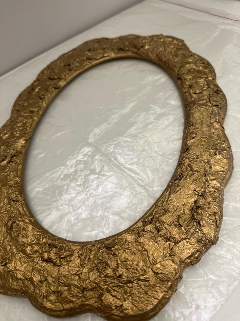 Ahşap kursta yapılmış el emeği 37/27 cm - 5