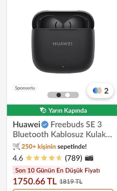 huawei freebuds se3 sıfır garantili