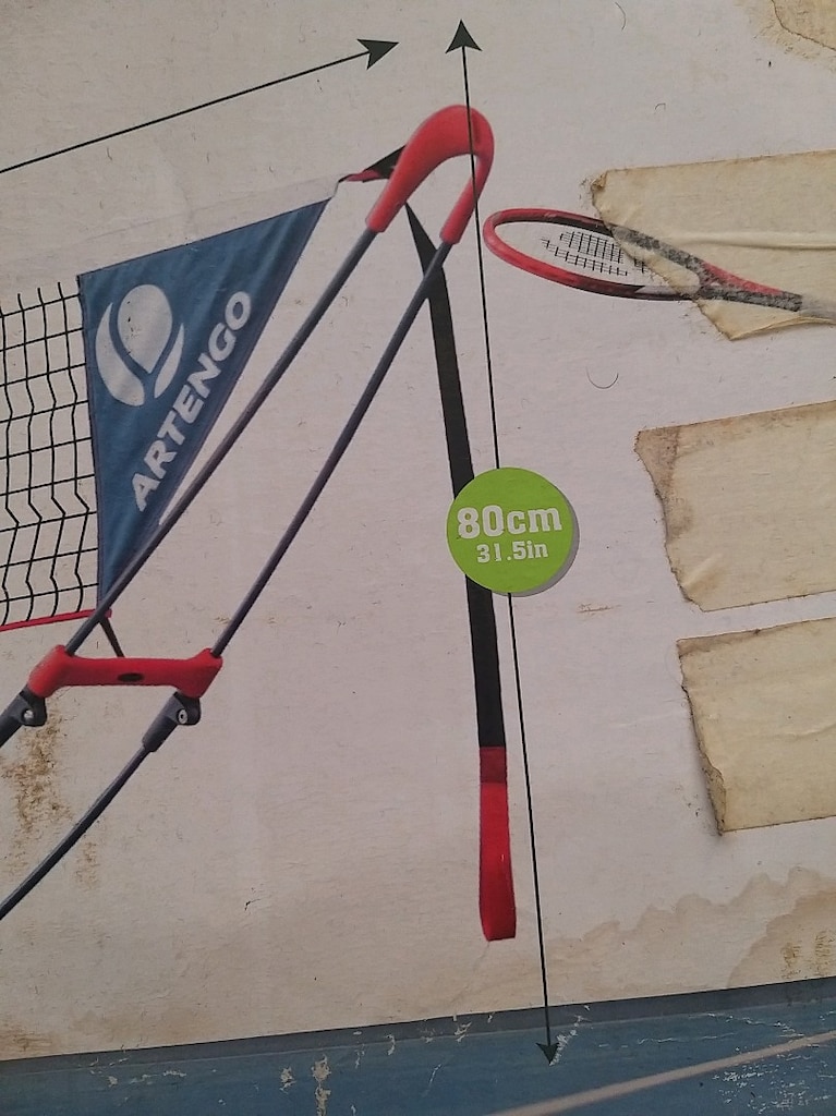 3 Metre 118.1 in En 80 cm 31.5 in Tenis Filesi Sağlam - 5