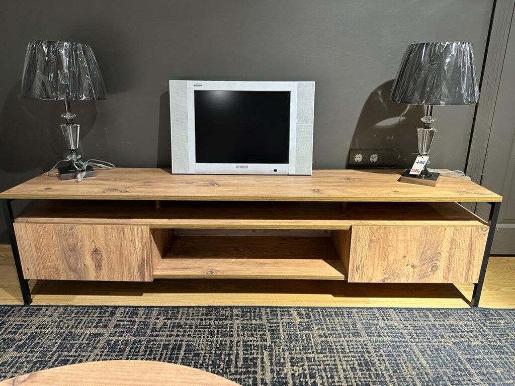 Sıfır.. Masif Mdf Ahşap Cool Tv Ünitesi - 8