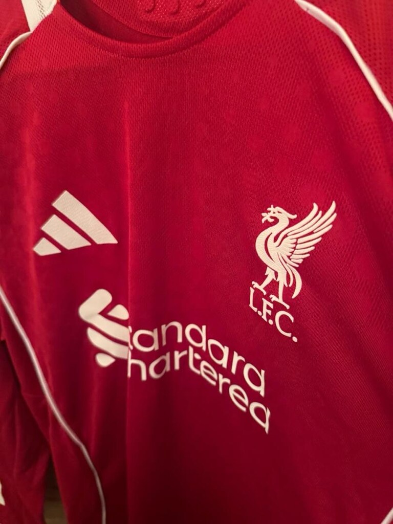 Liverpool Home Authentic Jersey Long Sleeve/ Uzun Kol Ev / Beden:L - 2