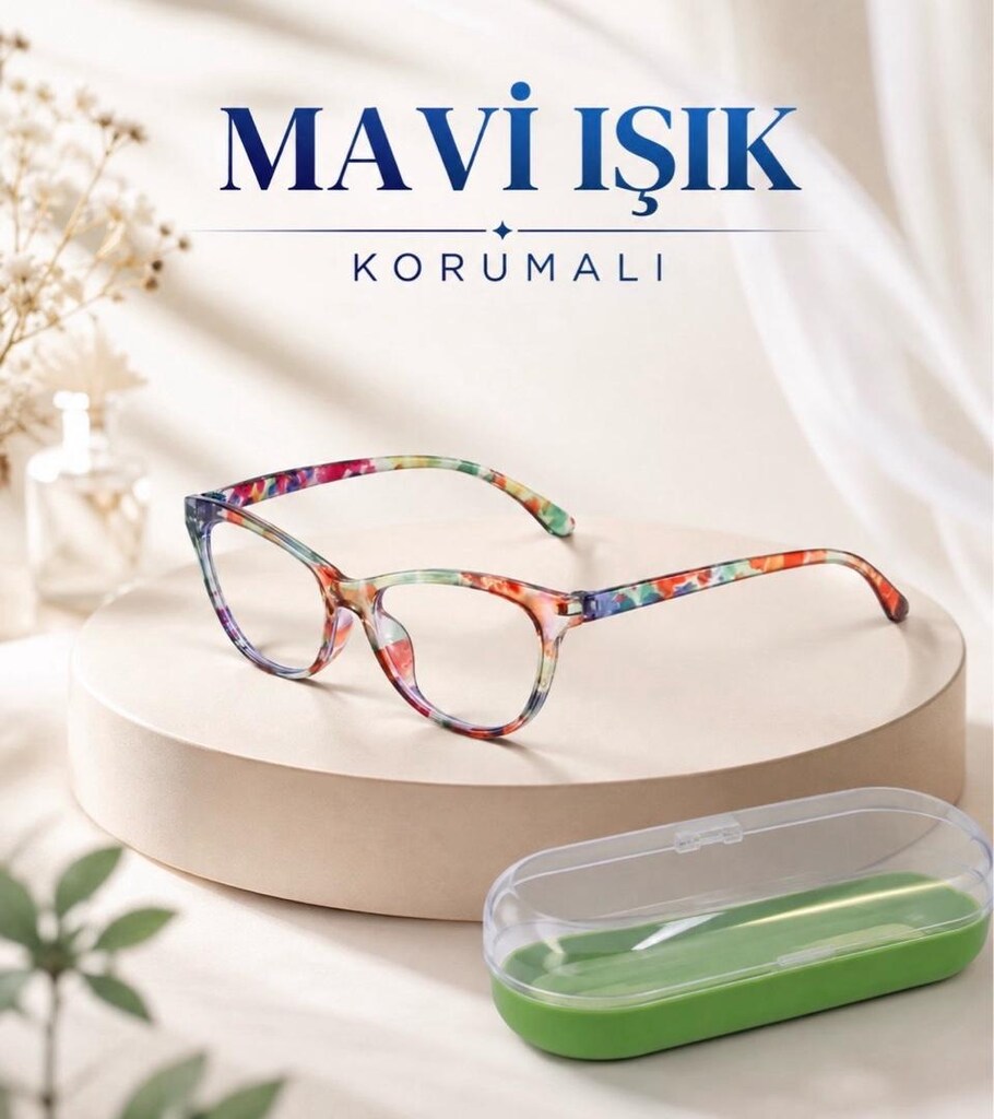 +1.5 Numara Çok Şık Cat Eye Bayan Okuma Gözlüğü - 7