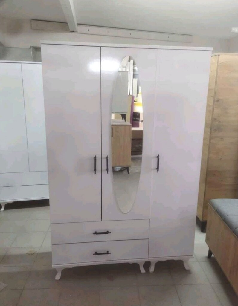 İmalattan 3 kapılı Aynalı Gardırop - 2