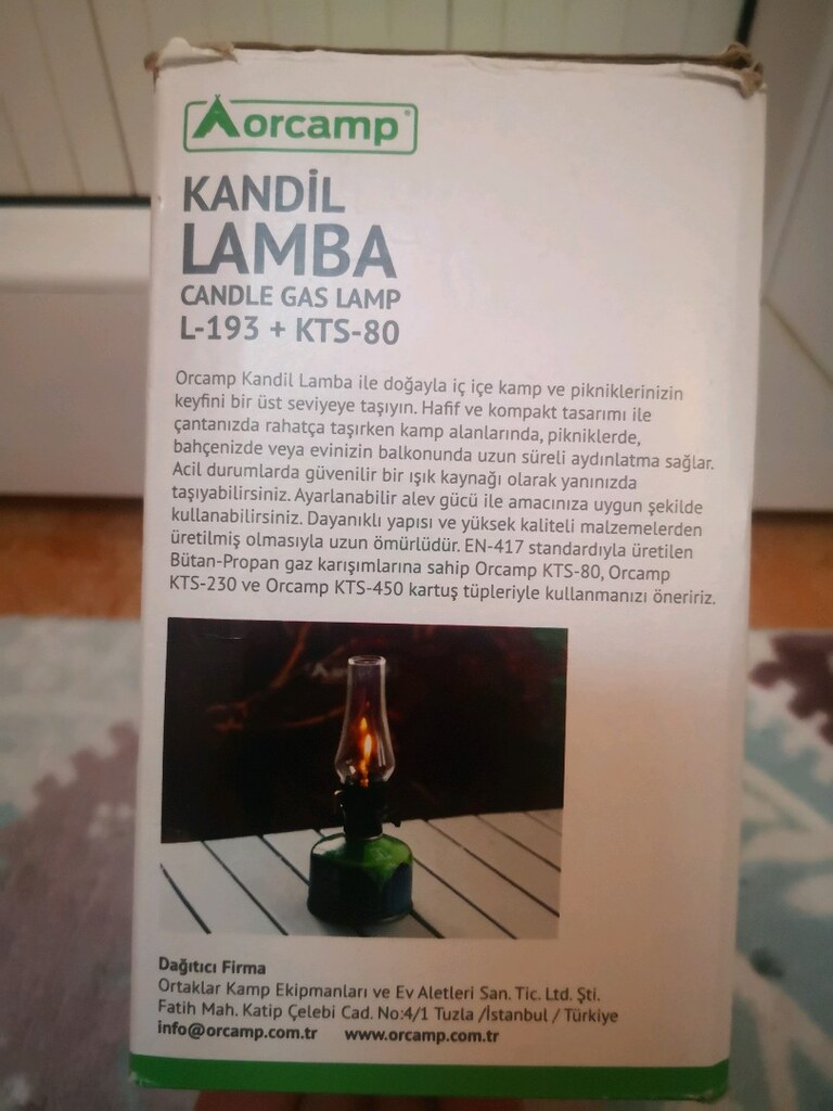 Kandil lamba orcamp - 8